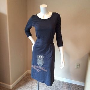 NWT Synergy M Organic Cotton Owl Dress